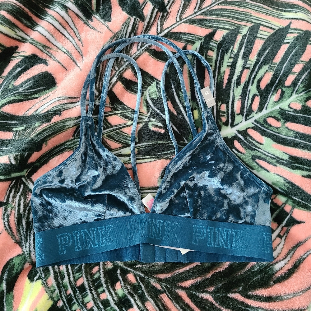 Victoria's Secret PINK velvet Bralett